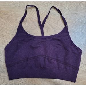 Echt women's purple arise small sports bra